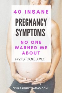 Pregnancy symptoms