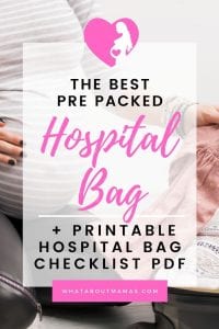 The best pre packed hospital bag